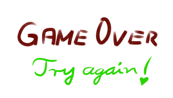 t;Game over. Try again! Was Videospiele verraten